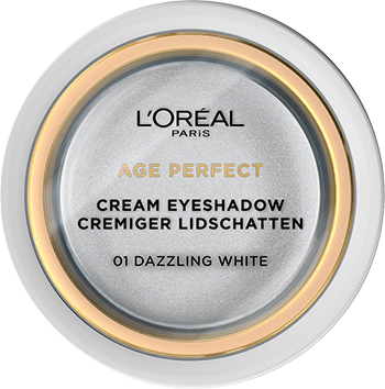 Lidschatten Dazzling White 01 Age Perfect Cremiger Lidschatten Packshot